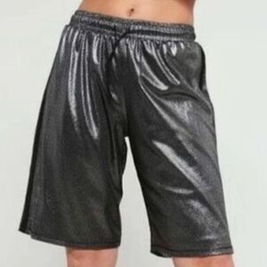 IVY PARK Metallic Mesh Double Layer Basketball Shorts